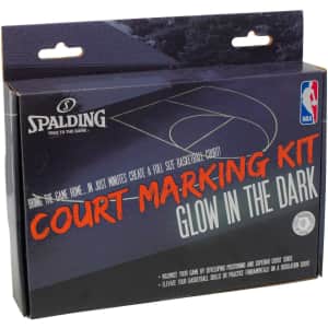 Spalding Basketball Glow-in-the-Dark Court Marking Kit for $6 Spalding Basketball Glow-in-the-Dark Court Marking Kit for $6