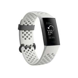 Fitbit Charge 3 SE Fitness Activity Tracker Graphite/White Silicone, One Size (S and L Bands for $180