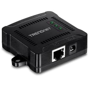 TRENDnet Gigabit PoE Splitter, 1 x Gigabit PoE Input Port, 1 x Gigabit Output Port, Up to 100m (328 for $15