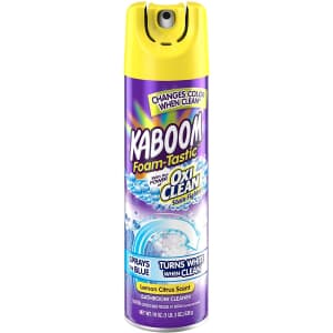 Kaboom Foam Tastic Bathroom Cleaner with OxiClean for $4