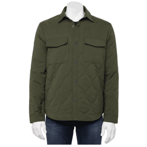 Apt. 9 Men's Quilted Shirt Jacket for $14