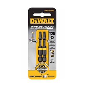 Dewalt DWA2TX25IR2 2" T25 FlexTorq Bit 2 Count for $7 Dewalt DWA2TX25IR2 2" T25 FlexTorq Bit 2 Count for $7