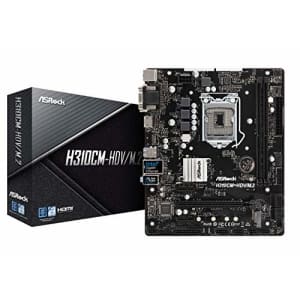 ASRock Intel H310Chip with Micro ATX Motherboard H310cmHdv/M. 2, H310CM-HDV/M.2 for $80 ASRock Intel H310Chip with Micro ATX Motherboard H310cmHdv/M. 2, H310CM-HDV/M.2 for $80