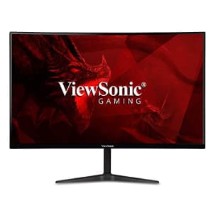 ViewSonic VX3218-PC-MHD 32 Inch Full HD 1080p 165Hz 1ms Curved Gaming Monitor with Adaptive-Sync for $220