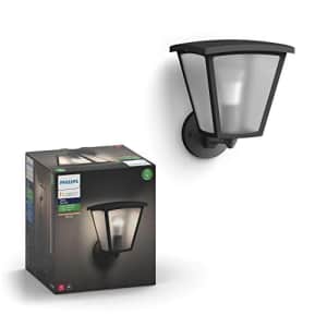 Philips Hue Inara White Outdoor Lantern, Wall Fixture & 1 Hue White A19 LED Smart Bulb, Use with for $50