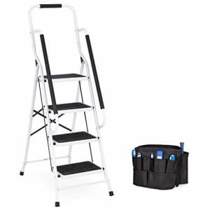 Best Choice Products Folding Safety Ladder w/ Handrails, Attachable Tool Bag for $80 Best Choice Products Folding Safety Ladder w/ Handrails, Attachable Tool Bag for $80
