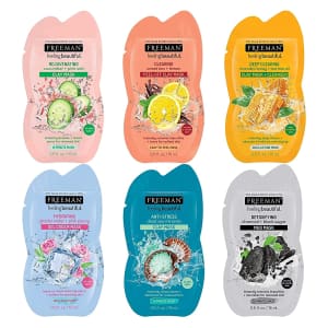 Freeman Facial Mask 6-Count Variety Pack for $8