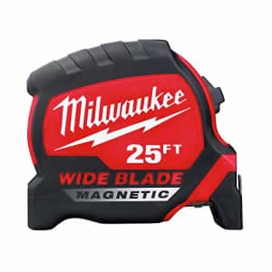 25' Milwaukee Magnetic Wide Blade Tape Measure for $32