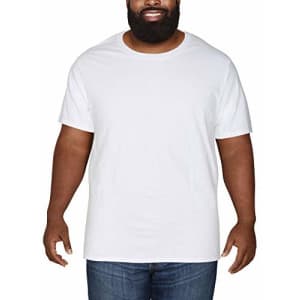 Fruit of the Loom Men's Eversoft Cotton Short Sleeve T-Shirt (Big Man Sizes), Crew-White, 3X-Large for $12 Fruit of the Loom Men's Eversoft Cotton Short Sleeve T-Shirt (Big Man Sizes), Crew-White, 3X-Large for $12