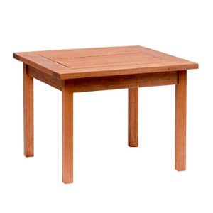 Amazonia Milano 1-Piece Outdoor Square Side Table | Eucalyptus Wood | Ideal for Patio and Indoors, for $154