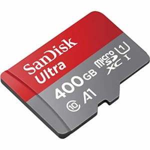 SanDisk 400GB Ultra UHS-I Class 10 A1 microSDXC Memory Card, 120MB/s Read, 10MB/s Write for $48
