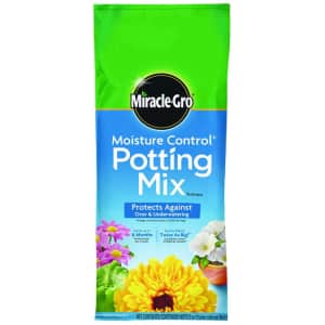 Miracle-Gro Moisture Control Potting Mix 2-Cu. Ft. Bag for $13 for members