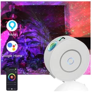 Menzee Galaxy Projector Light with Nebula Cloud for $28 Menzee Galaxy Projector Light with Nebula Cloud for $28