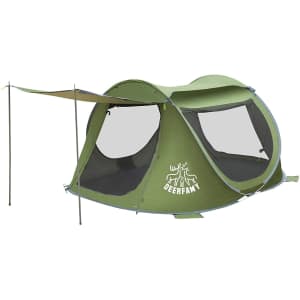 Deerfamy 3-Person Pop Up Tent for $30 Deerfamy 3-Person Pop Up Tent for $30