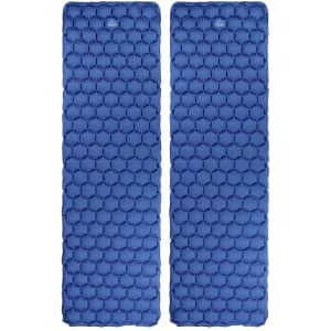Deerfamy Inflatable Sleeping Pad 2-Pack for $15 Deerfamy Inflatable Sleeping Pad 2-Pack for $15