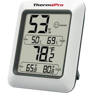 ThermoPro TP50 Indoor Digital Hygrometer and Thermometer for $10