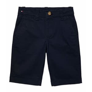 Tommy Hilfiger Boys Adaptive Shorts with Velcro Brand Closure Fly, Sky Captain, 16 for $18