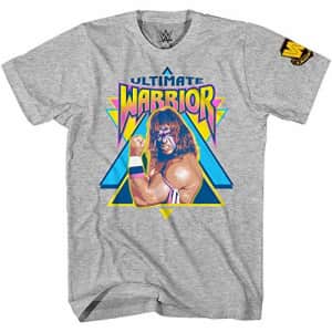 WWE mens Wwe Men's Ultimate Warrior T-shirt T Shirt, Heather Grey, XX-Large US for $15