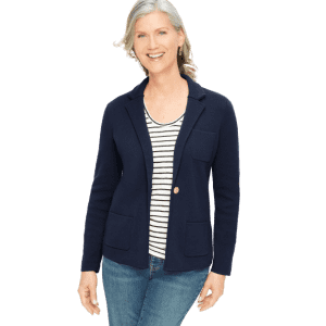 Talbots Women's Modern Sweater Blazer for $50 in cart Talbots Women's Modern Sweater Blazer for $50 in cart