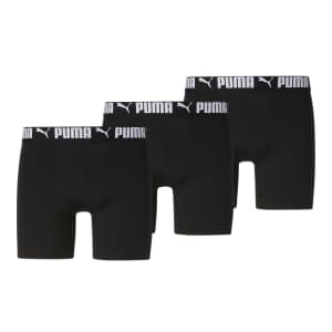 PUMA Men's Athletic Boxer Brief 3-Pack for $10 PUMA Men's Athletic Boxer Brief 3-Pack for $10