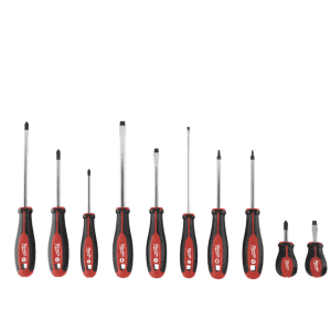 Milwaukee 10-Piece Phillips/Slotted/Square Screwdriver Set for $25
