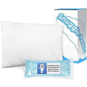 Snuggle-Pedic Adjustable Gel-Infused Shredded Memory Foam Pillow w/ Cooling Bamboo Cover for $65 Snuggle-Pedic Adjustable Gel-Infused Shredded Memory Foam Pillow w/ Cooling Bamboo Cover for $65