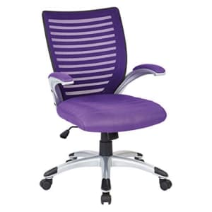 Office Star Breathable Mesh Back and Padded Mesh Seat Managers Chair with Fixed Arms and Silver for $148 Office Star Breathable Mesh Back and Padded Mesh Seat Managers Chair with Fixed Arms and Silver for $148