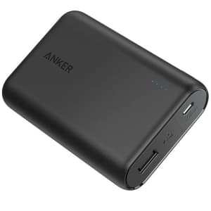 Anker PowerCore 10,000mAh Ultra-Compact Portable Power Bank for $17