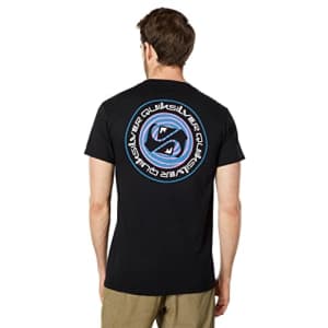 Quiksilver Men's Circle Game Mt0 Tee Shirt, Black, XL for $18