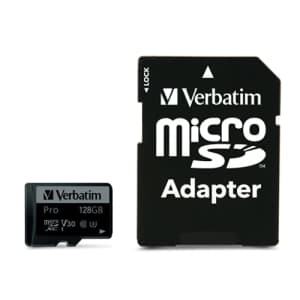 Verbatim Micro SDXC Card PRO UHS-3 128GB Class 10 for $36
