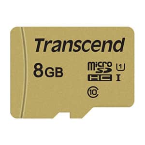 Transcend microSDHC Card GB MLC, UHS-I Class TS8GUSD500S for $13