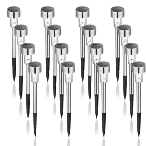 Gigalumi Solar Pathway Light 16-Pack for $18