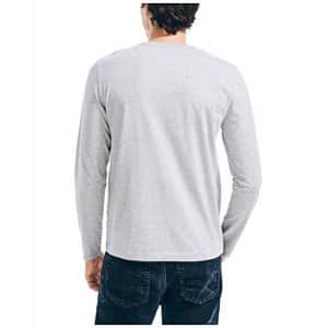 Nautica Men's J-Class Logo Long Sleeve T-Shirt, Grey Heather, X-Small for $24 Nautica Men's J-Class Logo Long Sleeve T-Shirt, Grey Heather, X-Small for $24