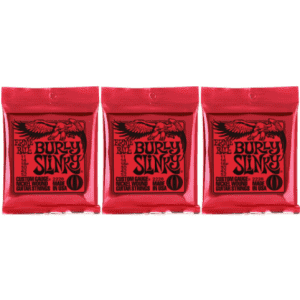 Ernie Ball Burly Slinky Nickel Wound Electric Guitar Strings for $12 Ernie Ball Burly Slinky Nickel Wound Electric Guitar Strings for $12