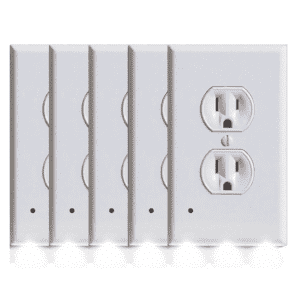 Outlet Cover Plate w/ LED Night Lite 5-Pack for $14 Outlet Cover Plate w/ LED Night Lite 5-Pack for $14
