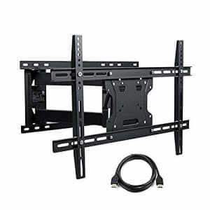 Atlantic Full Motion TV Wall-Mount - for Flat Screen TVs 37-84 inch w/HDMI PN63607140 in Black for $102 Atlantic Full Motion TV Wall-Mount - for Flat Screen TVs 37-84 inch w/HDMI PN63607140 in Black for $102