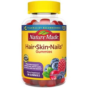 Nature Made Hair, Skin & Nails 2500 mcg Biotin Gummies w. Vitamin C, 90 Count (Packaging May Vary) for $7 Nature Made Hair, Skin & Nails 2500 mcg Biotin Gummies w. Vitamin C, 90 Count (Packaging May Vary) for $7