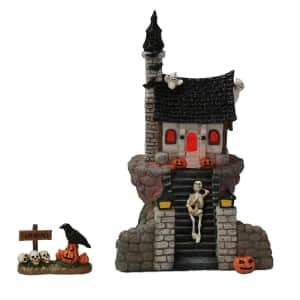 Celebrate Halloween Together Mini Village Stairway Halloween House 2-Piece Set for $20 Celebrate Halloween Together Mini Village Stairway Halloween House 2-Piece Set for $20
