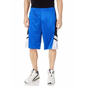 Southpole Men's Big and Tall Basic Basketball Mesh Shorts, Royal, 5XB for $13 Southpole Men's Big and Tall Basic Basketball Mesh Shorts, Royal, 5XB for $13