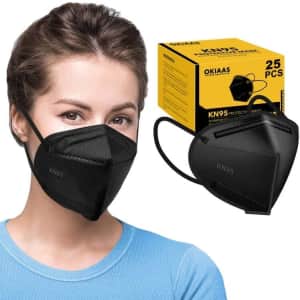 KN95 5-Layer Face Mask 25-Pack for $4.48 via Sub & Save