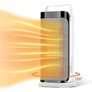 Air Choice Space Heater for Office - Portable Electric Ceramic Quiet Tower Heater Fan with Thermostat, Fast for $60