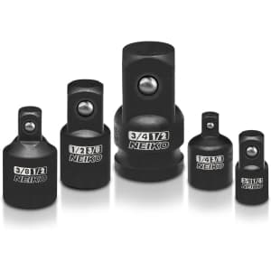Neiko Impact Adapter and Reducer 5-Piece Set for $12