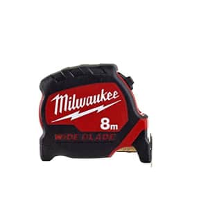 Milwaukee 8m Tape Measure Wide Blade 33mm 4932471816, Red for $29