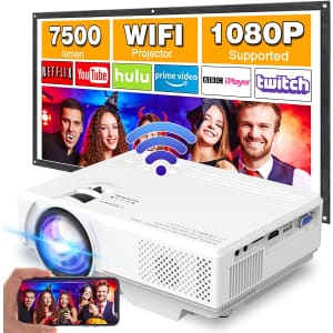 Jinou WiFi Mini Projector with Screen for $54 Jinou WiFi Mini Projector with Screen for $54