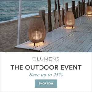 Lumens Outdoor Lighting, Decor, and More Sale Event: Up to 25% off Lumens Outdoor Lighting, Decor, and More Sale Event: Up to 25% off