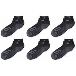adidas Kids-Boy's/Girl's Cushioned Low Cut Socks (6-Pair),Black/Black - Onix Marl/Night for $36 adidas Kids-Boy's/Girl's Cushioned Low Cut Socks (6-Pair),Black/Black - Onix Marl/Night for $36