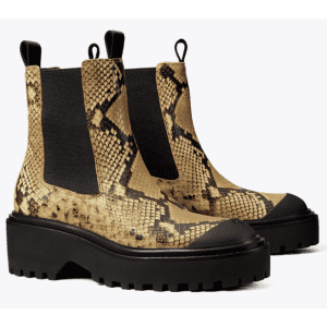Tory Burch Women's Chelsea Lug-Sole Ankle Boots for $219
