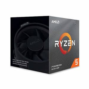 AMD Ryzen 5 3600X 6-Core, 12-Thread Unlocked Desktop Processor with Wraith Spire Cooler for $355