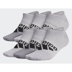 adidas Men's Superlite Badge of Sport No-Show Socks 6-Pairs for $10 or 2 for $15 adidas Men's Superlite Badge of Sport No-Show Socks 6-Pairs for $10 or 2 for $15