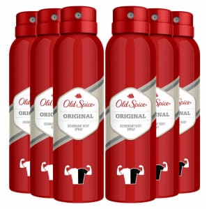 Old Spice 5.1-oz. Deodorant Body Spray 6-Pack for $20 Old Spice 5.1-oz. Deodorant Body Spray 6-Pack for $20
